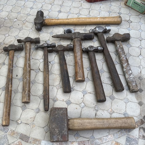 Collection vintage hammers - collection,
