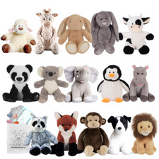 DIY teddy bear kit - no sewing - Build Make a Plush Animal -  Size: 25cm/10"