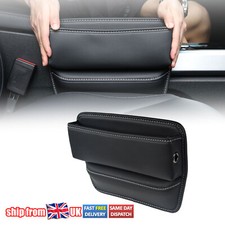 Car Seat Gap Filler Catcher Storage Organizer Box Small Items Cellphone Hole