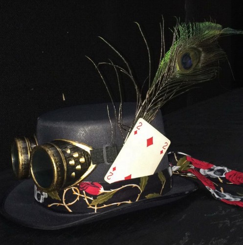Steampunk top hat goggles - steampunk,