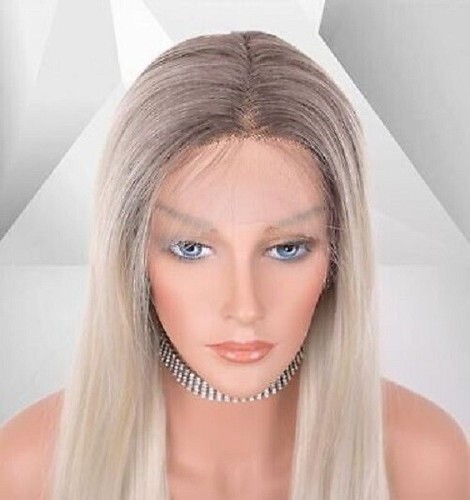 Blonde wigs realistic - wigs,