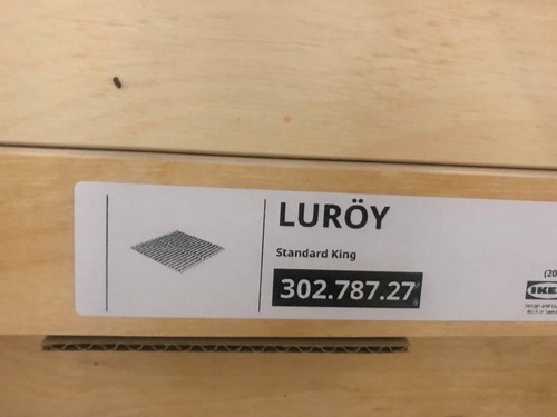 Ikea luroy slatted bed - luroy,