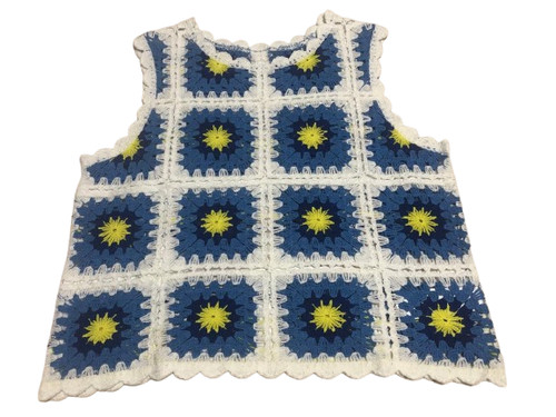 Sleeveless crochet granny - sleeveless,