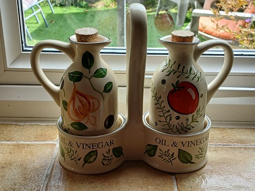 Vintage rayware oil and - rayware,