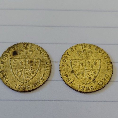 Lot two 1796 in memory - ,