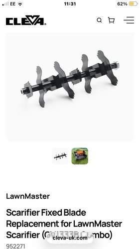 Lawnmaster scarifier fixed - lawnmaster,