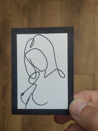 Original aceo nude - aceo,