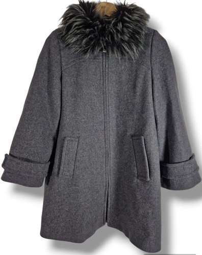 Zara wool blend coat - wool,
