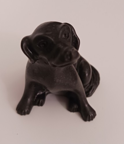 Vintage pecorini sitting dog - sitting,