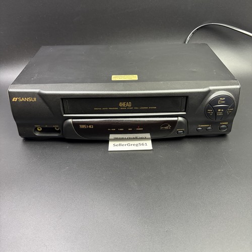 Sansui vcr4510b 4head vcr - 4head, vhs