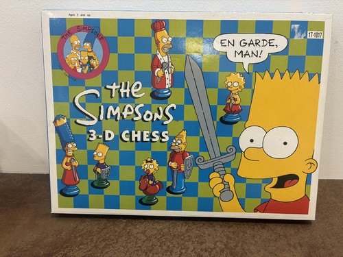 The simpsons chess - 3-d, set