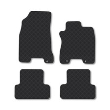 Nissan X-Trail (2007-2014) Rubber Car Mats Heavy-Duty Tailored Fit with Clips
