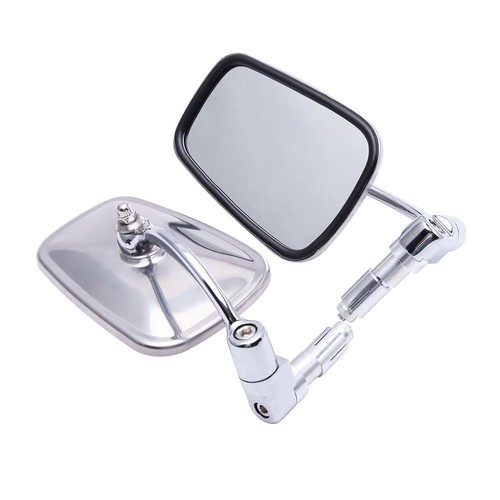 Pair chrome bar end - pair, 7/8"