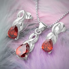 Pear Cut Red Garnet Gemstone