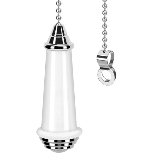 Porcelain light pull handle - porcelain,