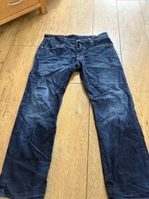 MENS G-STAR 3301 LOOSE FIT JEANS WAIST 34 LEG 30