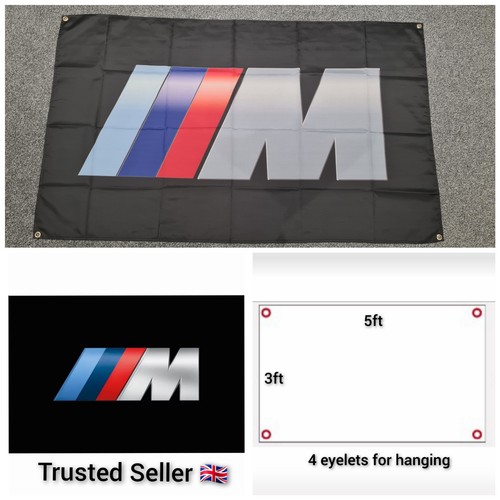 Bmw garage flag banner - garage,