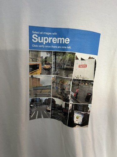 Supreme verify tee white - supreme,