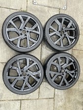 19" Genuine Volkswagen Golf Brescia Alloy Wheel R S3 GTI Gloss Black 5G0601025CL