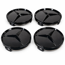 4 x  Gloss Black 75mm Wheel