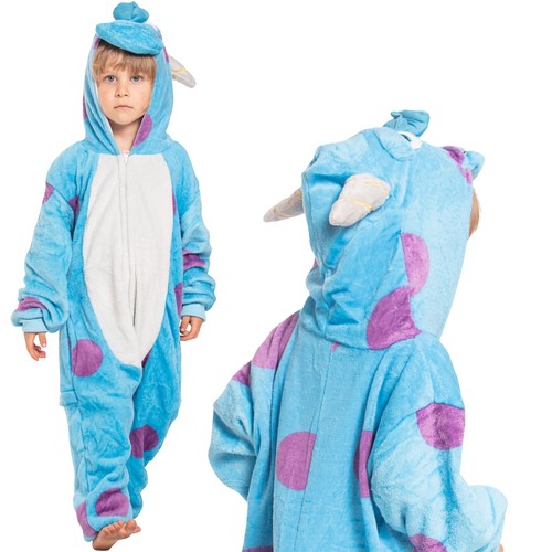Kids sulley kigurumi jumpsuit - kigurumi,