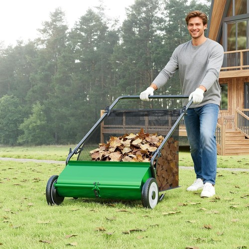 Heavy duty push - duty, sweeper