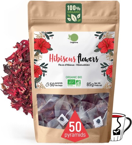 Origeens hibiscus tea - 50, bags
