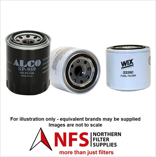 Oil fuel spin filters - oil, on