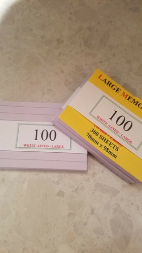 Large memo block refill - large, 300