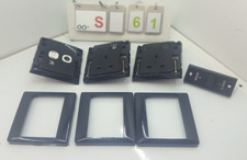 Caravan / Motorhome BLACK 240V Sockets + Aerial/12v + Switch