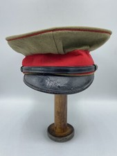 WW2 Imperial Japanese Army Officer Uniform Visor Hat Which Is Named Inside