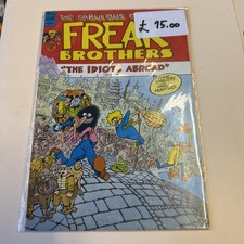 Freak Brothers #8 - Gilbert Shelton & Paul Mavrides - Knockabout Comics -Bagged