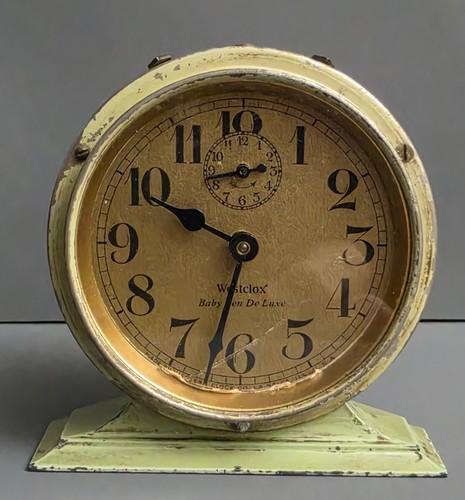 Antique 1927 westclox baby - baby, ben