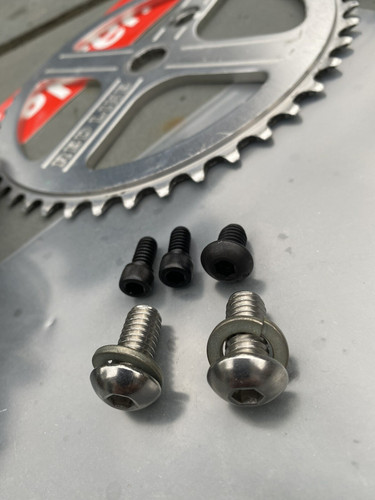 Redline flight crank - redline, bolt