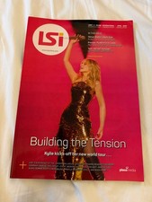 Kylie Minogue Lsi UK April 2024 Building the Tension tour magazine & cover