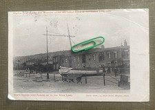 Weston-Super-Mare Morning After The Great Gale Boats On The Tram Lines 1907