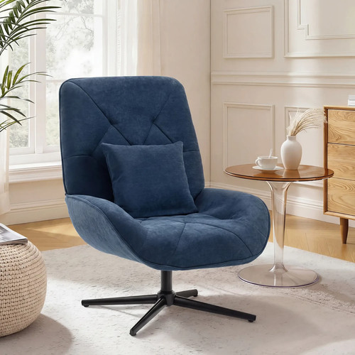Homcom swivel accent chair - accent,