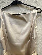 Coast Ivory Satin Dress Size 14