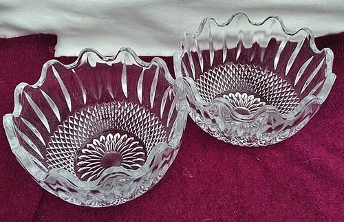 Crystal dessert dishes 2 - crystal,