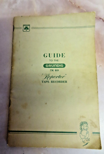 Grundig 819 reporter - grundig, 'reporter'