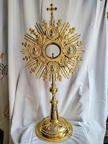 Monstrance ostensory baroque - monstrance,