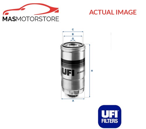 Engine fuel filter ufi 2440800 - engine,