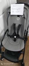 Bugaboo Bee 3 Grey Pram Pushchair With Rain Cover And Changing Bag Bundle