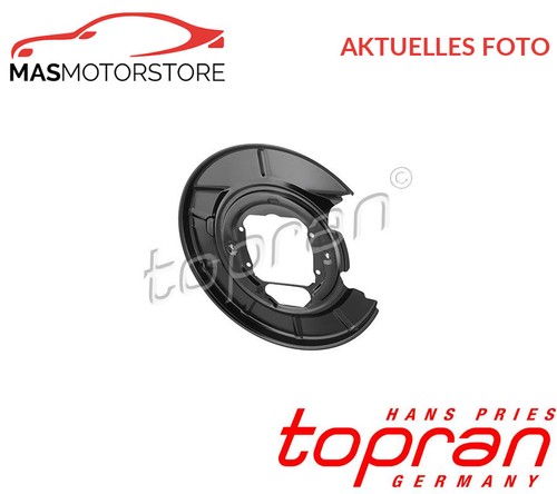 Splash plate brake - disc, topran