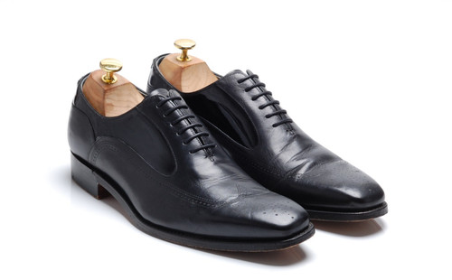 Barker black calf patent - black, calf/patent