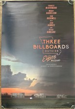 Three Billboards Outside Ebbing, Missouri Original UK One-Sheet Cinema Poster