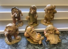 Vtg Anri Italy Carved Wood