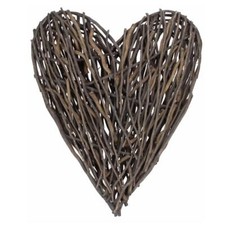Large Rustic Willow Heart Decor
