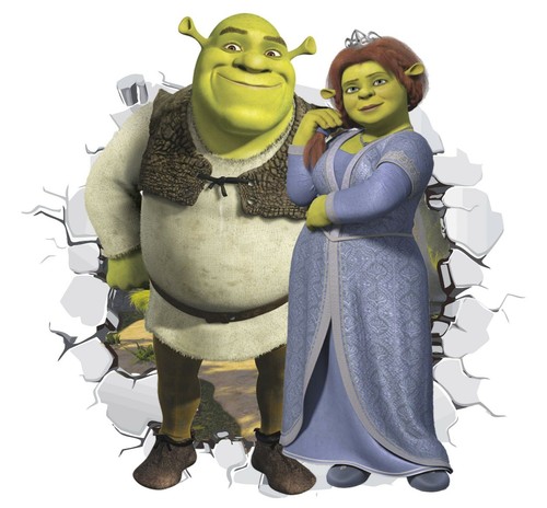 Shrek wall decal art - decal,