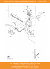 YAMAHA Front Stop Switch Assy